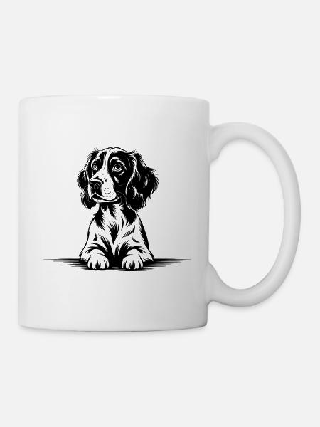 Cocker Spaniel - Tasse - Weiß