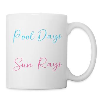 Pool Party - Tasse - Weiß - Rechts