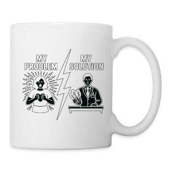 Nutritionist My Problem My Pictogram Dad Dietary - Tasse - Weiß - Rechts