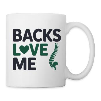 Chiropraktiker Biege Spalt Seufzer der Erleichterung Beruf - Tasse - Weiß - Rechts