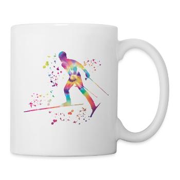 Ski de fond Ski de fond - Mug blanc - blanc - Droite