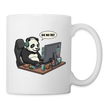 Panda Gamer GG NO RE - Tasse - Weiß - Rechts