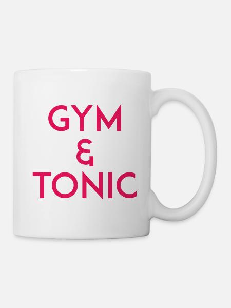 Gym & Tonic - Tasse - Weiß