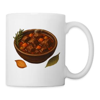 Beef goulash pot - Mug - white - Right