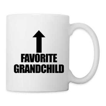 Petit-enfant préféré - Mug blanc - blanc - Droite