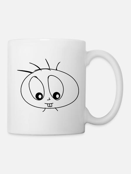 Puppe - Tasse - Weiß