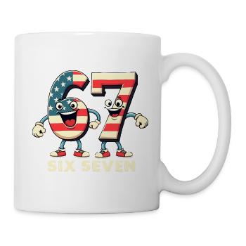US Flag 67 Memes Six Seven - Mug - white - Right