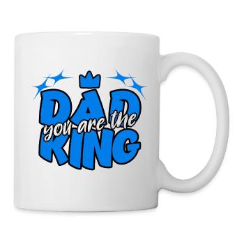 PAPA Tu es le roi - Mug blanc - blanc - Droite