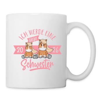 I'm going to be big sister – bangs girl baby - Mug - white - Right