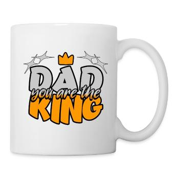 Dad You Are the King - Tasse - Weiß - Rechts
