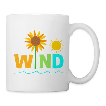 Wind turbine, wind energy, wind power - Mug - white - Right