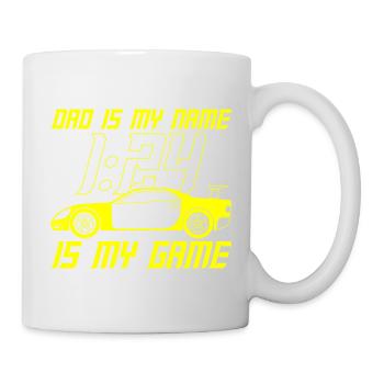 Dad Is My Name 1:24 Is My Game Racer Slot Race - Mug - white - Right