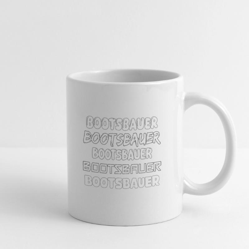 Constructeurs de bateaux Mug blanc