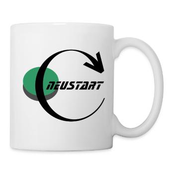 Green circle with black ribbon - Mug - white - Right