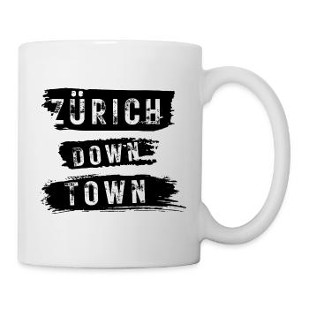 Centre-ville de Zurich - Mug blanc - blanc - Droite