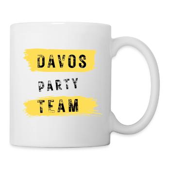 Équipe de fête de Davos Après Ski - Mug blanc - blanc - Droite
