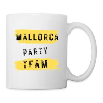 Mallorca Party Team - Tasse - Weiß - Rechts