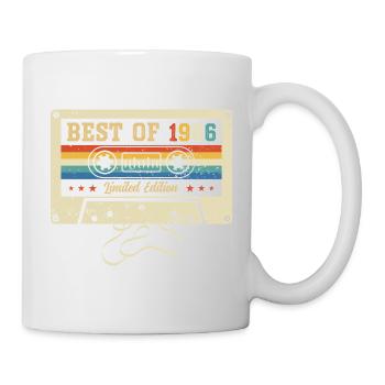 Meilleur anniversaire de 1966 pour le 60e anniversaire - Mug blanc - blanc - Droite