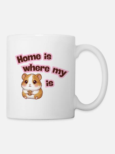 La maison, c’est là où se trouve mon Meerli - Mug blanc - blanc