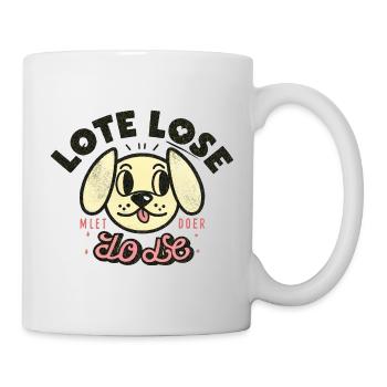 Retro pastel dog joIlace - Mug - white - Right
