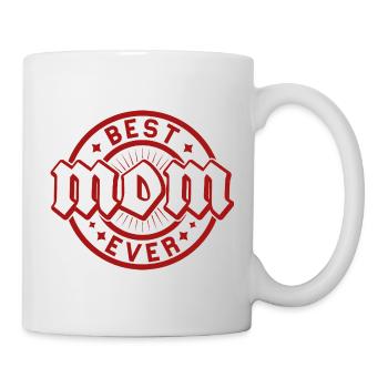 Bester Stempel Vintage Red aller Zeiten - Tasse - Weiß - Rechts