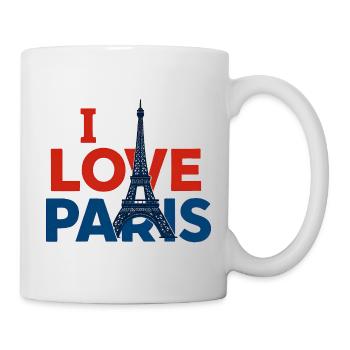Ich liebe Paris - Tasse - Weiß - Rechts