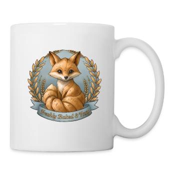 Freshly Baked & Foxy – Fox Illustration - Mug - white - Right