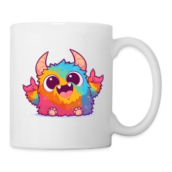 Colorful Monster Rock Charm - Mug - white - Right