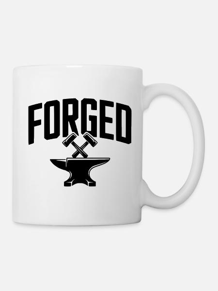 Geschmiedet - Tasse - Weiß