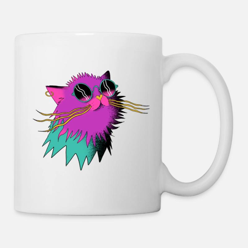Party_Cat - Tasse - Weiß