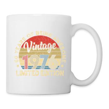 Vintage Vintage 1976 – 50th Anniversary - Mug - white - Right