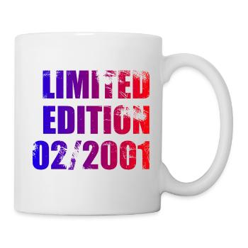 25e anniversaire Édition Limitée 02/2001 - Mug blanc - blanc - Droite