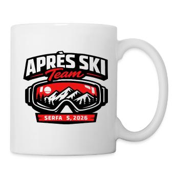 ÉQUIPE DE LA FÊTE APRÈS LE SKI - Cadeau drôle - Mug blanc - blanc - Droite