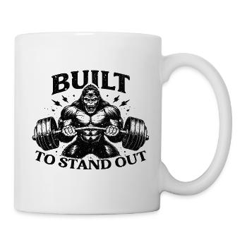 Built To Stand Out Gorilla GYM - Mug - white - Right
