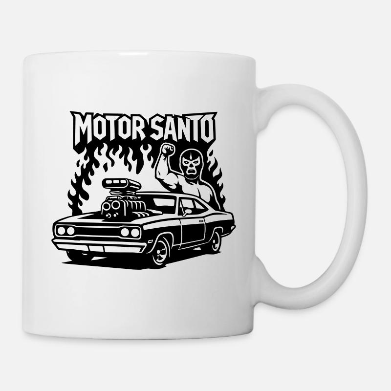 Motor Santo Feuerhotrod - Tasse - Weiß