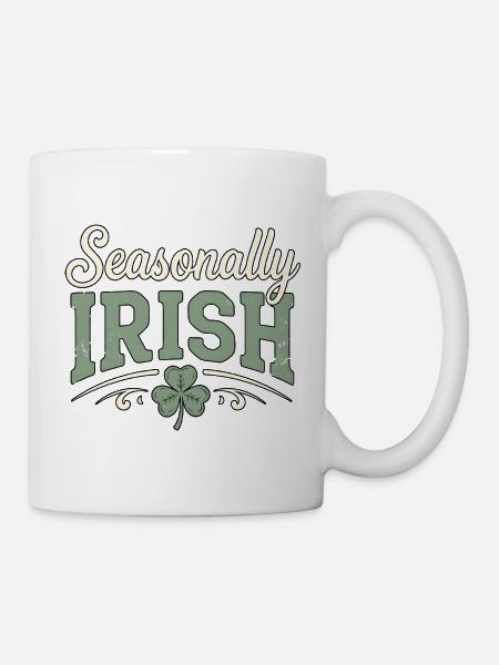 Saisonal irisch - Tasse - Weiß