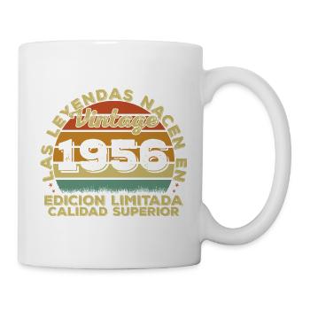 1956 Vintage Retro Geburtstagsgeschenk - Tasse - Weiß - Rechts
