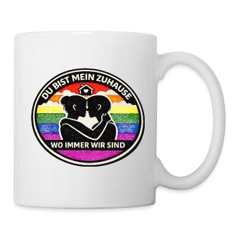 You're my home Rainbow love - Mug - white - Right