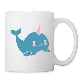 Narwal - Tasse - Weiß - Rechts