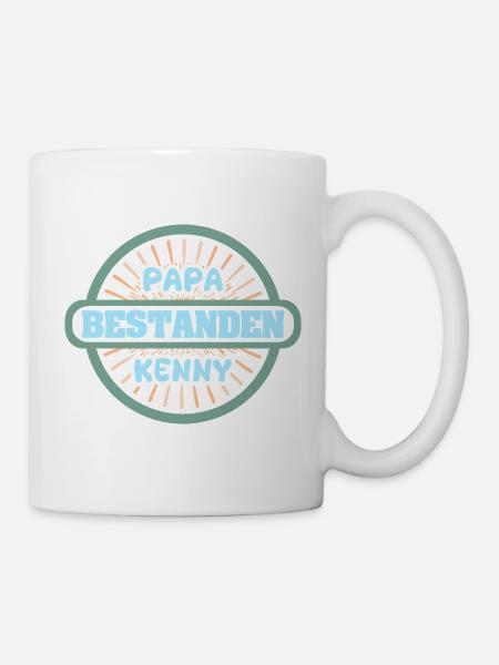 Kenny als Vorname - Tasse - Weiß