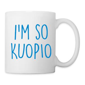 Kuopio Finland - Tasse - Weiß - Rechts