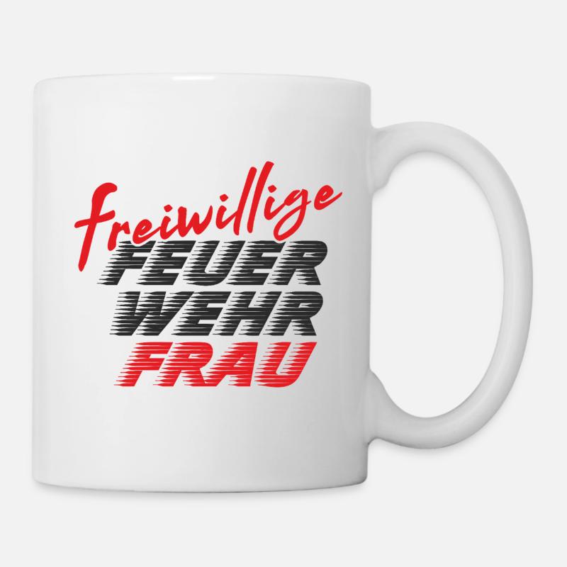 Firewoman - Mug - white