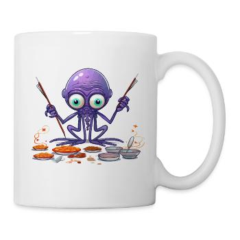 The Algae Octopus Chef - Mug - white - Right