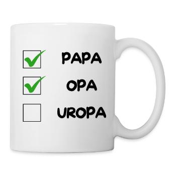 Liste de contrôle OPA - Mug blanc - blanc - Droite