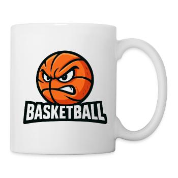  Basketball Cartoon - Tasse - Weiß - Rechts