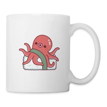 Cute Octopus Sushi Funny - Mug - white - Right