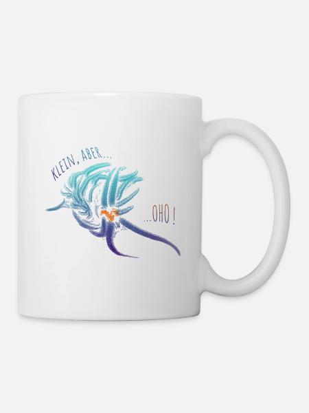 Nacktschnecke – little beauty - Tasse - Weiß