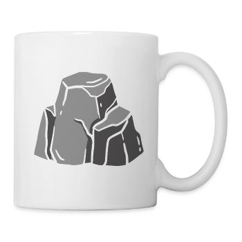 Stone Scissors Paper Group Costume, Stone Costume - Mug - white - Right