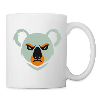 Wütender Koala Blick - Tasse - Weiß - Rechts