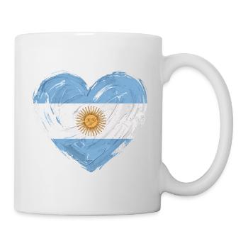 Football Football du Drapeau Argentine - Mug blanc - blanc - Droite